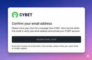 cybet verify your email